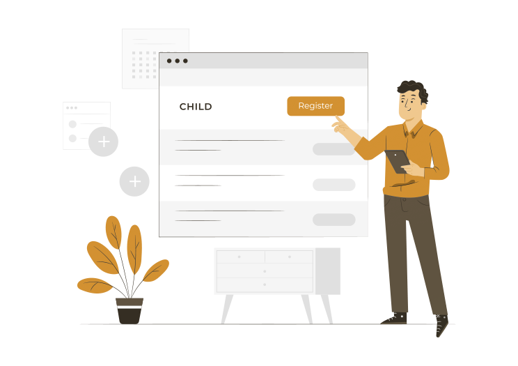 SIMPLIFIED AND EXTENSIVE ONLINE REGISTRATION OF CHILD